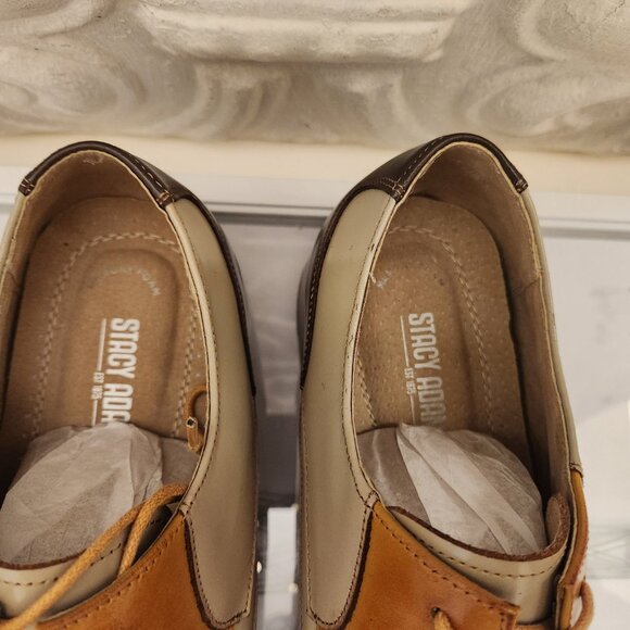 Stacy Adams Plaza Olive Multi Cap Toe Oxfords. NIB. Size 10 main image 12
